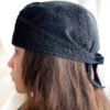 Juoda kepuraitė – skarelė, Džinsinė bandana universali