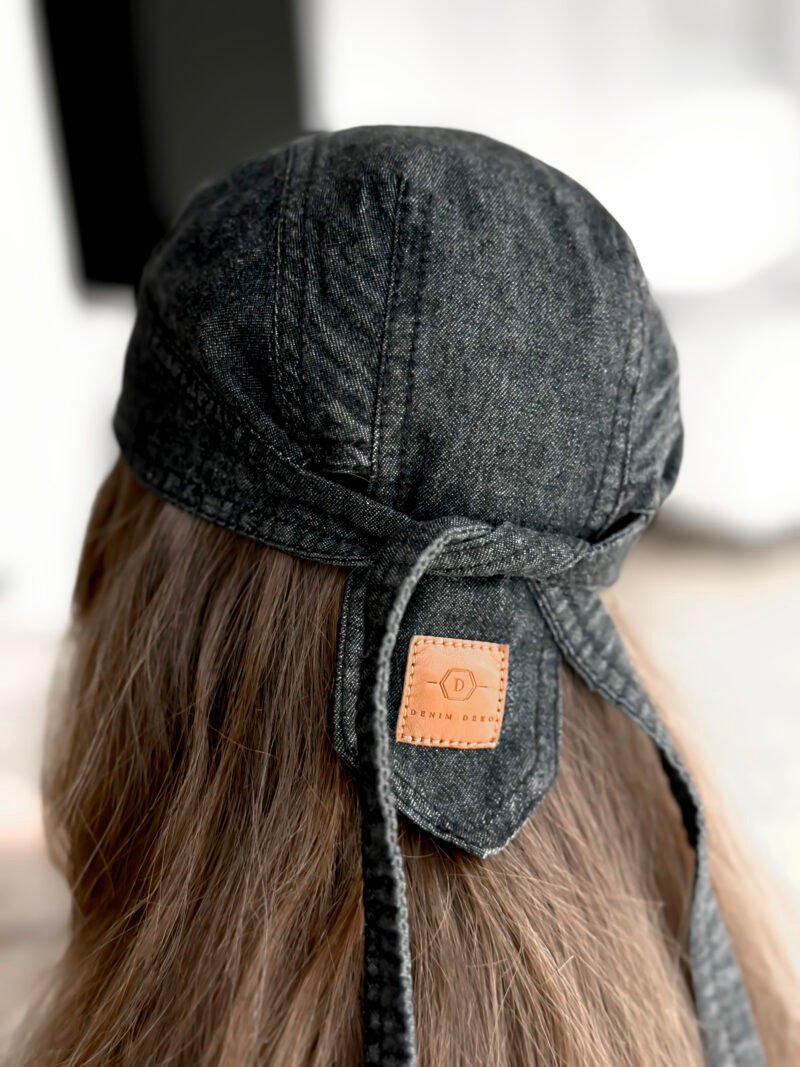 Juoda kepuraitė – skarelė, Džinsinė bandana